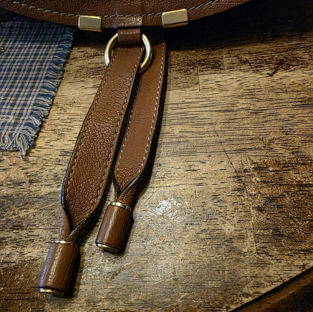 Chloe Brown Leather Shoulder Bag - Picture 5 of 16